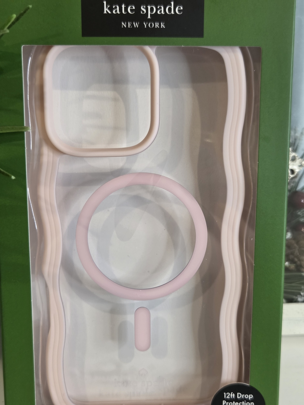 Kate Spade NY Pink Wavy iPhone 16 Pro Max Case - Picture 2 of 5